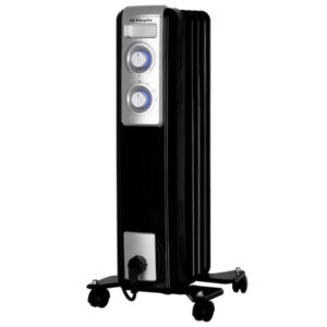 orbegozo rn 1000 radiador de aceite elegance potente y silencioso potencia maxima 1000w diseño moderno termostato regulable proteccion contra sobrecalentamiento facil de transportar