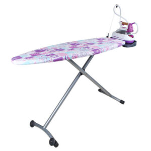 orbegozo tp 5000 tabla de planchar plegable con reposa planchas y funda de algodon rejilla de acero resistente altura ajustable hasta 93cm ruedas para facil movilidad