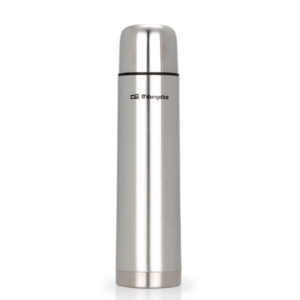 orbegozo trl 10060 termo inoxidable mantiene liquidos frios por 24h y calientes por 12h capacidad 1000ml tapon dosificador antioxidante y sin olores