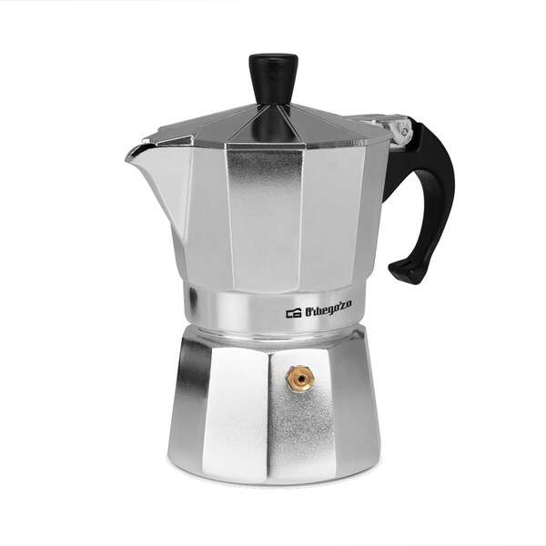orbegozo kf 300 cafetera de aluminio para 3 tazas prepara cafe delicioso en minutos en cualquier cocina mango ergonomico y valvula de seguridad para mayor comodidad y tranquilidad