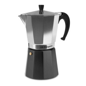 orbegozo kfm 1230 cafetera de aluminio para 12 tazas prepara delicioso cafe y otras bebidas con facilidad mango ergonomico y valvula de seguridad compatible con diferentes tipos de cocinas