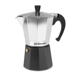 orbegozo kfm 630 cafetera de aluminio prepara 6 tazas de cafe en minutos mango ergonomico para un manejo seguro valvula de seguridad para tranquilidad