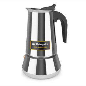 orbegozo kfi 960 cafetera de 9 tazas para disfrutar en familia maximo aroma en cualquier tipo de fuego asa ergonomica y facil limpieza