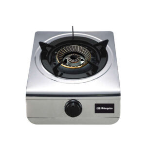orbegozo fo 1700 hornillo a gas practico y eficiente encendido piezoelectrico quemador de triple corona cuerpo de acero inoxidable uso con gas butano o propano