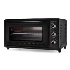 orbegozo ho 392 horno electrico de sobremesa tecnologia para cocinar rapido y limpio temporizador hasta 90 minutos capacidad 39l negro rustico elegante