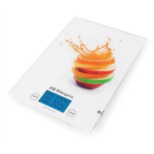 orbegozo pc 2025 peso de cocina electronico precision y comodidad en tus recetas pesa hasta 20kg pantalla lcd de 5 digitos funcion tara conversion de unidades diseño moderno y funcional