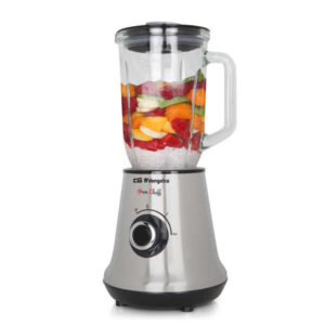 orbegozo bv 3500 batidora de vaso saludable jarra de cristal 1.5l cuchilla acero inoxidable 2 velocidades potencia 500w