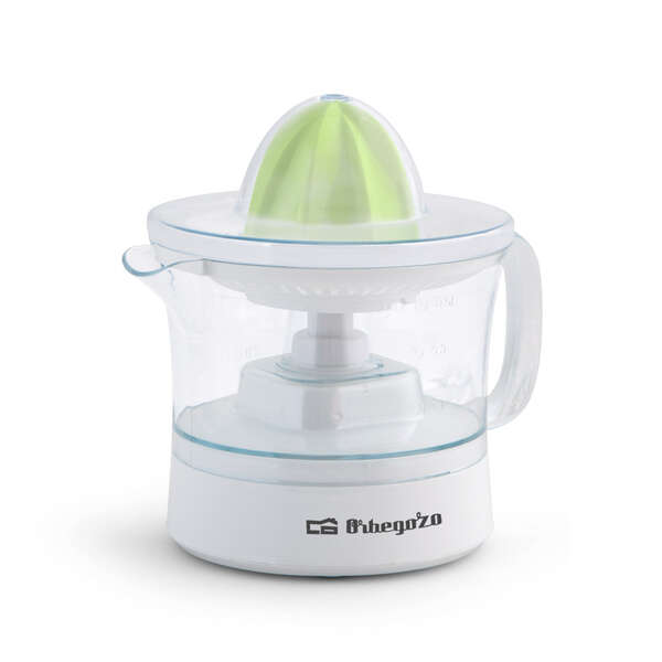 orbegozo ep 1510 exprimidor de zumo practico y potente potencia 25w capacidad 0.5l proteccion aroma rotacion bidireccional accesorios lavables funcion automatica