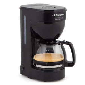 orbegozo cg 4014 cafetera de goteo negra disfruta de 6 tazas de cafe caliente con rapidez y comodidad filtro permanente jarra de cristal proteccion anti goteo y desconexion automatica