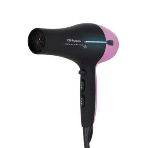 orbegozo se 2320 secador de pelo profesional tecnologia avanzada para un secado perfecto 3 niveles de temperatura y 2 velocidades difusor y concentrador para mas brillo y volumen