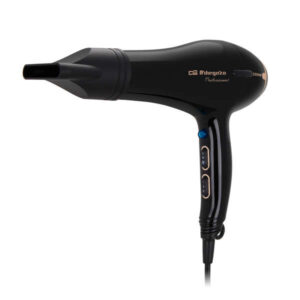 orbegozo se 2206 secador de pelo profesional potente motor ac 3 niveles de temperatura diseño ergonomico y elegante pulsador de aire frio concentradores de aire y difusor