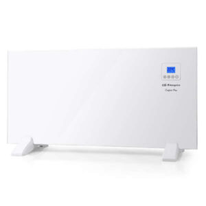 orbegozo reh 1500 a panel radiante blanco slim pantalla lcd control tactil programador semanal proteccion sobrecalentamiento soporte pie/pared confort y eficiencia en tu hogar