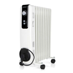 orbegozo rh compacto radiador de aceite potente y silencioso 3 niveles de potencia elementos de alta inercia termica seguro y facil de transportar