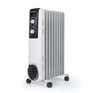 orbegozo rf radiador de aceite confort total potencia ajustable diseño moderno y elegante alta inercia termica facil de transportar seguro y silencioso