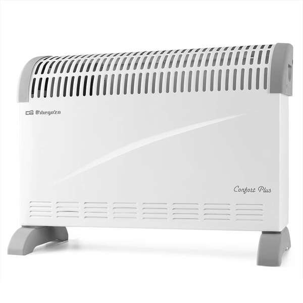 orbegozo cv 2300 b convector calor homogeneo potencia 2000w 3 niveles de potencia termostato regulable proteccion contra sobrecalentamiento silencioso y de bajo consumo