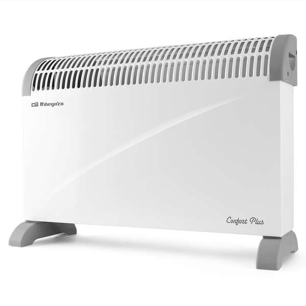 orbegozo convector orbegozo cv 4000 a expulsion de aire caliente por la parte superior control con interruptores luminosos y termostato regulable potencia ajustable