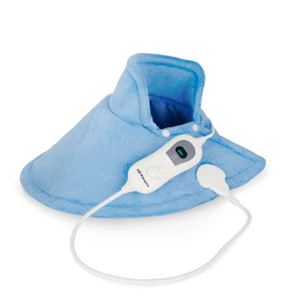 orbegozo ahc 4200 manta electrica cervical relax diseño exclusivo para cervicales 6 niveles de potencia apagado automatico funda lavable portatil y compacta