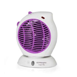 orbegozo fh 5580 calefactor vertical oscilante control de temperatura ajustable proteccion contra sobrecalentamiento funcion de calor instantaneo y ventilador de aire frio