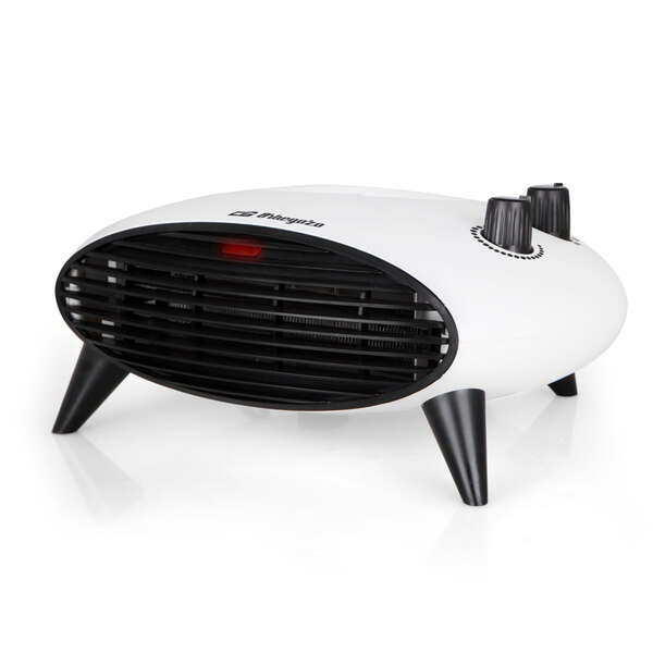 orbegozo fh 5034 calefactor elegante y funcional calefactor con selector rotativo de posiciones termostato regulable y funcion ventilador de aire frio potencia de 2000w