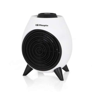 orbegozo fh 5037 calefactor portatil potente y seguro calefactor con 2 niveles de potencia funcion ventilador y termostato regulable