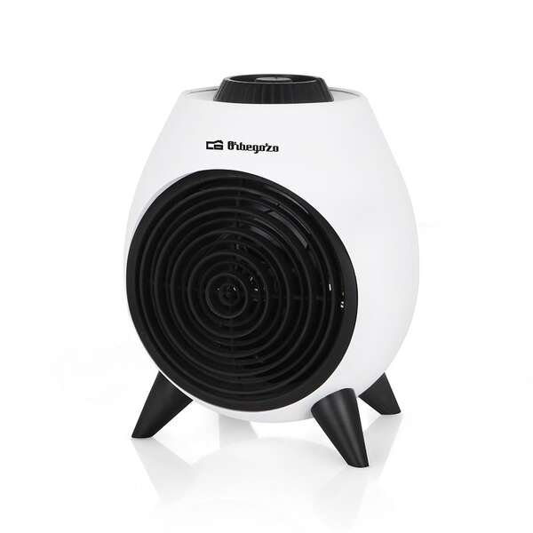 orbegozo fh 5037 calefactor portatil potente y seguro calefactor con 2 niveles de potencia funcion ventilador y termostato regulable
