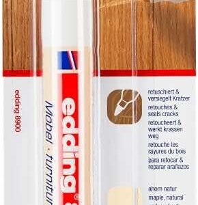 edding 8900 rotulador permanente para muebles punta redonda 1.5 2mm resistente a la luz secado rapido color arce natural