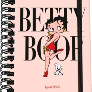 dohe betty boop agenda escolar espiral wire’o a5 semana vista papel 80g/m2 cubierta de carton plastificado cierre con goma elastica