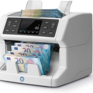 safescan 2850 contadora automatica de billetes deteccion billetes falsos en 3 puntos pantalla tactil y menu multilingüe notificaciones y panel superior de mantenimiento