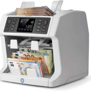safescan 2985 sx contadora de billetes (gen3) procesamiento avanzado de efectivo clasificacion por divisa, denominacion y validez deteccion de falsificaciones premium