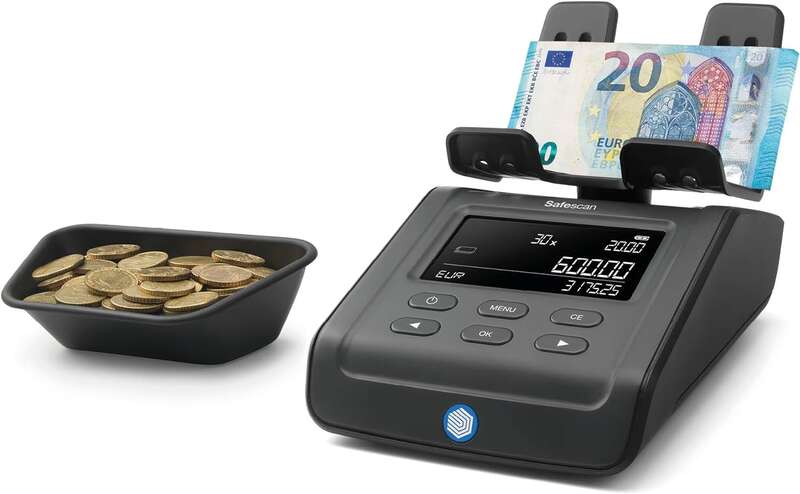 safescan 6165 g3 balanza contadora de dinero cuenta monedas y billetes puerto de actualizaciones
