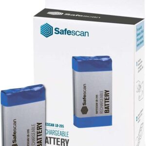 safescan lb 205 bateria recargable para safescan 6165/6185 duracion prolongada recargable facil de instalar