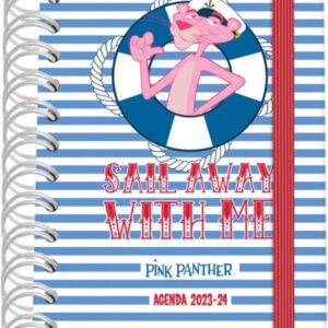 dohe pink panther sailing agenda escolar espiral wire’o a6 dia pagina papel 80g/m2 cubierta de carton plastificado cierre con goma elastica