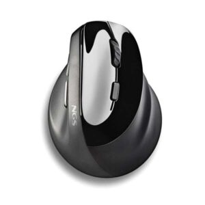 ngs evo moksha raton vertical ergonomico inalambrico usb 2400dpi 5 botones teclas silenciosas color negro