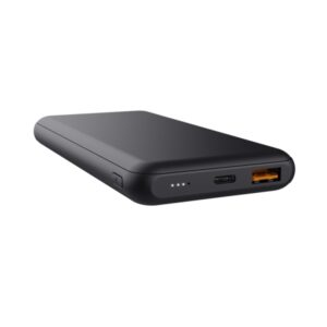 trust redoh powerbank 10000mah usb, tipo c carga rapida color negro