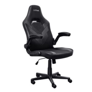 trust gxt 703 riye silla gaming reposabrazos ruedas de nylon piston de gas clase 4 base metal peso max. 140kg color negro