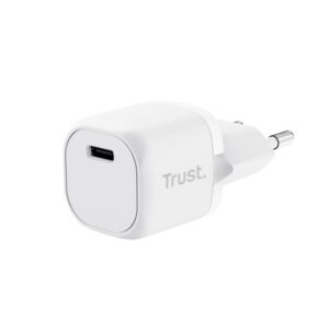 trust cargador usb c 20w ultrarreducido potente salida de 20w compatible con carga pd y pps protecciones contra sobrecarga y cortocircuito