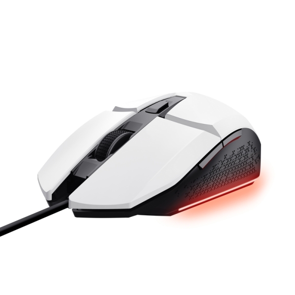 trust raton gaming iluminado felox velocidad ajustable 200 6400 ppp 3 configuraciones led multicolor 6 botones programables