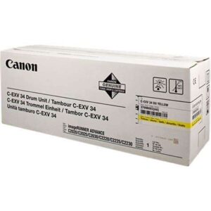 canon cexv34 amarillo tambor de imagen original 3789b003 (drum)