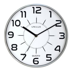unilux reloj pop diseño moderno y elegante movimiento de cuarzo preciso color griz metalizado