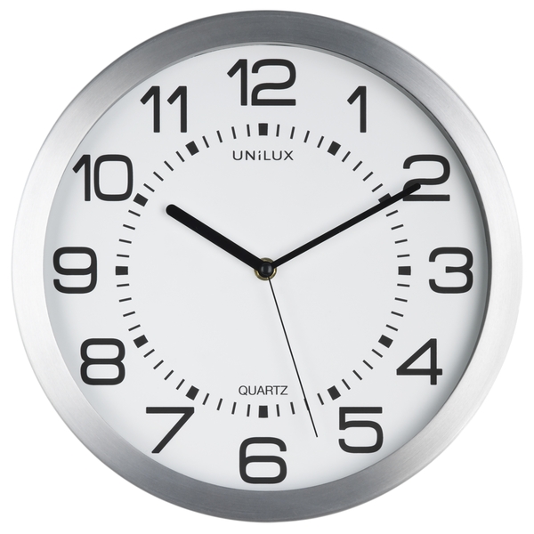 unilux reloj retroiluminado moon diseño retro funcion de retroiluminacion estilo moderno color blanco
