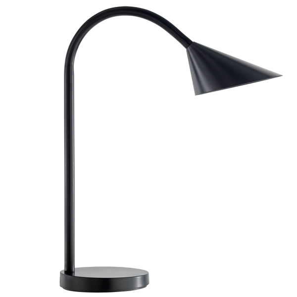 unilux lampara de escritorio led sol iluminacion led de bajo consumo diseño elegante y moderno brazo flexible para ajustar la luz ideal para espacios de trabajo color negro