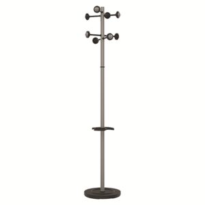 unilux perchero accueil elegante diseño moderno resistente y duradero ideal para colgar abrigos y accesorios color gris metalizado