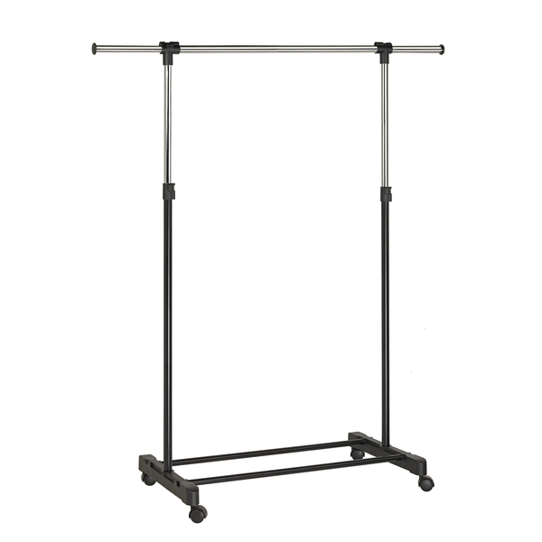 unilux perchero extend diseño moderno y elegante extensible hasta 1m acabado cromado resistente