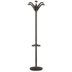 unilux perchero floral 6 ganchos diseño elegante y floral 6 ganchos para colgar prendas color negro