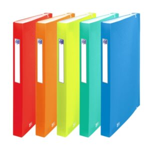 oxford urban a4+ clasificador de 12 posiciones tapa de plastico translucido ideal para organizar documentos colores surtidos