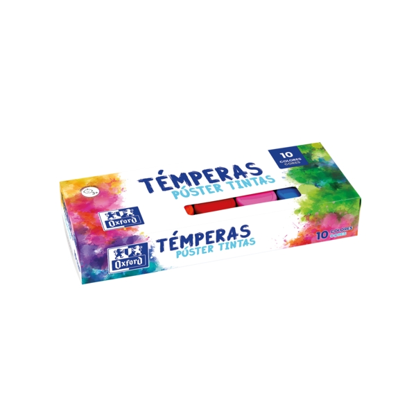 oxford temperas 20ml alta pigmentacion facil de mezclar 10 colores