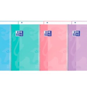 oxford school touch europeanbook 1 cuaderno a4+ 80 hojas microperforadas 1 linea tapa extradura colores surtidos