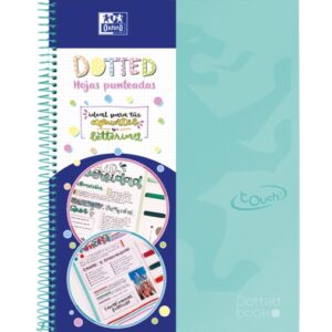 oxford school touch europeanbook dotbook a4+ tapa extradura dots 5x5 80 hojas