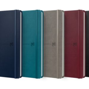 oxford signature cuaderno cosido tapa extradura a5 1 linea 80 hojas colores surtidos