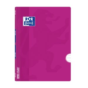 oxford school classic openflex a4 libreta grapada tapa de plastico resistente 1 linea con margen 48 hojas de papel lila ideal para estudiantes